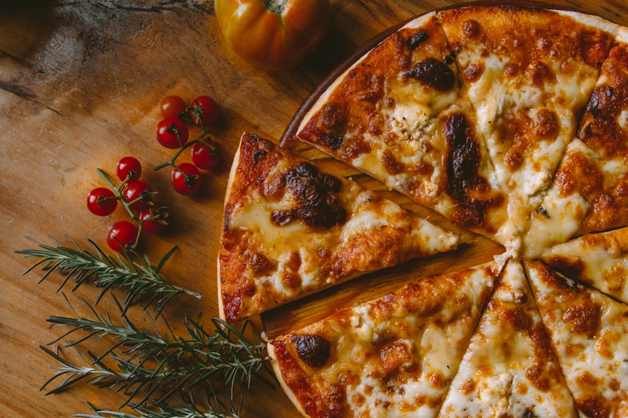 Steinofen-Pizza